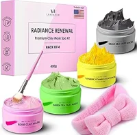 VogueNow 4-Jar Clay Mask Set Image