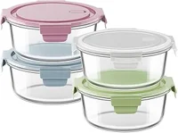 Freshmage 4 PCS Glass Containers Image