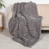 UINIU Sherpa Fleece Weighted Blanket Image