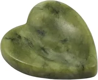 SUNYIK Handcarved Green Jade Worry Stone Image