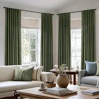MIULEE Olive Green Blackout Curtains